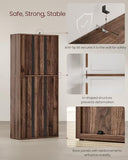 VASAGLE Custos Collection - Bookshelf, 5-Tier Bookcase, Book Shelf, Open Storage Shelf, 9.4 x 23.6 x 52.8 Inches