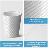 Lysam Bathroom Trash Can, 8 Pack 1.8 Gallons Small Trash Can with Trash Bags