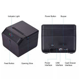 GRSJKRI Desktop Label Printer Adhesive Stickers Maker Thermal Printer