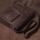 European Men's Large Capacity Zippered Crossbody Bag Waist(Style2)