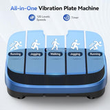 HTM Vibration Plate Exercise Machine - 330lbs Weight Capacity, 120 Speed Levels, Full Body Workout Shake Board for Home