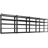 Set of 4 Heavy Duty Garage Shelving 5T Storage Shelves