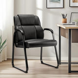 Waiting Room Chairs with Sled Base Padded Arm Rest for Meeting Conference Office Home