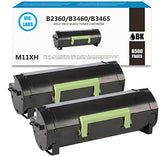 Compatible B2360 M11XH Toner Cartridge Replacement for Dell B2360dn Toner Cartridge
