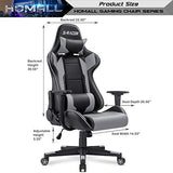 Homall Gaming Chair, Office Chair High Back Computer Chair Leather