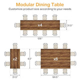 Tribesigns Square Commercial Dining Table Set of 4