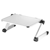Aluminum Alloy Laptop Portable Foldable Adjustable Laptop Desk Computer Table Stand Tray Lap PC Folding Desk