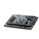 Gaming Laptop Cooling Pad with Adjustable Speed and LED Lights for 15.6-19 Inch Notebooks Cooling Pad for Gaming Laptop