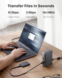 Anker Laptop Docking Station, 13-in-1 USB-C Docking Station, Triple Display with 2xHDMI and 1xDP, 10 Gbps USB-C and 5 Gbps USB-A Data