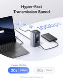 Baseus Laptop Docking Station, 11 in 1 Triple 4K Display HDMI/DP, 10Gbps USB A/C Fast Data, PD 100W, Ethernet