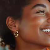 Ross-Simons Italian 14kt Yellow Gold Hoop Earrings