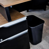Rectangular 3.5 Gallon Commercial Trash Cans for Office – Small Recycling Bin