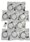 10 Pack Sendt Silver Notebook/Laptop Keyed Lock for Nano Security Slots with Master Key
