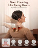 SKG H7 Ultra E Neck Massager for Pain Relief Deep Tissue Shiatsu Cordless Neck and Shoulder Massger with Heat Valentine Gifts for Men Women Dad Mom Grandpa