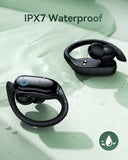 GNMN Active Noise Cancelling Ear Buds Wireless Earbuds 96hrs Playback Bluetooth Headphones