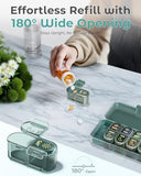 Weekly Pill Organizer 2 Times a Day & 1 Time a Day, Travel Pill Case 7 Day