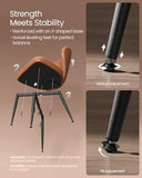 VASAGLE Dining Chairs Set of 6, Upholstered Kitchen Chairs