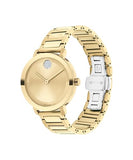 Movado Bold Women's Gold-Plated Crystal-Set Watch