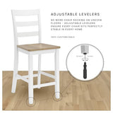 Signature Design by Ashley Caitbrook Casual Counter Height Dining Table and Upholstered Bar