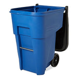 Rubbermaid Commercial Products BRUTE Rollout Trash/Garbage Can/Bin with Wheels