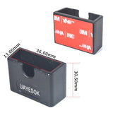 UAYESOK Versatile Adhesive Two-Way Radio & Speaker Mic Vehicle Clip Holder, CB Microphone Dash Mount, for Baofeng Quansheng Retevis Cobra Midland Uniden TYT Walkie Talkie Scanner