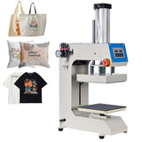 10x10 Pneumatic Heat Press Machine, Auto-Balance Sublimation for Labels