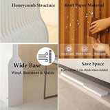 Folding Room Divider Partition - Retractable Paper Privacy Screen for Indoor Use
