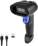 NetumScan 3-in-1 Bluetooth 1D Barcode Scanner,2.4G Wireless,USB CCD Reader