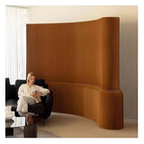 Folding Room Divider Partition - Retractable Paper Privacy Screen for Indoor Use