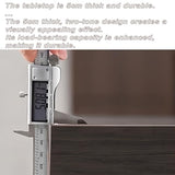 Modern L Shaped Executive Desk with Drawers & Dual Storage Cabinets