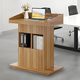 Solid Wooden Podium Stand Podiums for Classroom Lectern Podium Stand Wood Church Pulpit