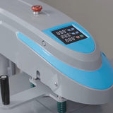 Double Station Swing Away Heat Press with LCD Digital Control, Air Compressor Powered