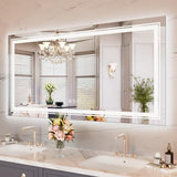 WTTY 60" x 30" LED Bathroom Mirror with Light | Anti-Fog