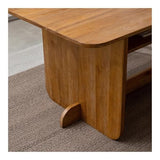 zhongxlla Standing Desk, Solid Wood Desk Dining Table with Open Shelves