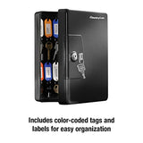 SentrySafe Key Box, Small Key Lock Box, 0.06 Cubic Feet, KB-25, Black