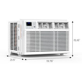 Electactic Window Air Conditioner, 14000 BTU Window AC Unit, Cooling Room 700sq.ft, Fast Cooling, 24H Timer,Dehumidifier Mo, Energy Saving, Remote Control for Living Room, Bedroom, Office
