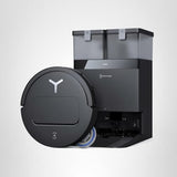 ECOVACS DEEBOT T50 PRO Omni Robot Vacuum and Mop, 3.19” Ultra-Slim, 15,000Pa Suction, ZeroTangle 2.0, TruEdge Edge Cleaning, AIVI 3D Obstacle Avoidance, Auto Mop Wash & Dry, Self-Emptying