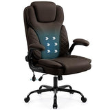 Hayelf Ergonomic Office Chair, PU Leather High Back Executive Chair