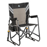GCI Outdoor Stowaway Rocker - Varsity Black/Gray