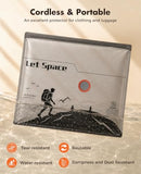 LetSpace Vacuum Storage Bags with Electric Pump,Covers -60kPa Vacuum Seal Bags for Clothing Devices, Travel Bags with Portable Cordless Pump Included, Compatible with Bags 15 Combo Set