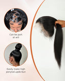 BEEOS 360 Drawstring SKINLIKE Real HD Lace Frontal Wig Human Hair