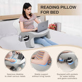 Lap Desk for Laptop, Memory Foam Arm Rest Support Gaming Pillow with Cup/Phone Pocket, Laptop Lap Desk for Working