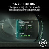 Laptop Cooling Pad: Adaptive Smart - Intelligent Fan Control - Airtight Pressure Chamber - Fits Most Laptops & Macbooks 14