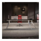 zhongxlla Standing Desk, L Shaped Desk Workstation Corner Laptop