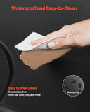Salon Mat for Hair Stylist, 4 x 5 FT Hexagon Salon Chair Mat Anti Fatigue, 1-inch Thickened Barber Shop Floor Mat with Round Cut Out