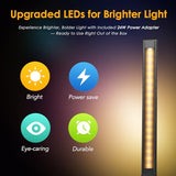 Desk Lamp with Wireless Charger, USB Charging Port, Night Light, 5 Color Modes, 10 Brightness, Eye Caring Reading Table Lamp