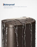 Garvee 13 gal / 50 L Metal Kitchen Trash Can with Lid, Large Rustproof Garbage Can for Kitchen