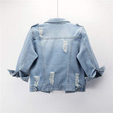 Hixiaohe Spring Summer Jean Jacket for Women Trendy Half Sleeve Button Down Short Denim Jacket Retro Cropped Trucker Coat