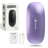 Canslab Ultrablade PRO Auto Stop Can Opener - Rechargeable Electric Can Opener for Kitchen for Seniors with Arthritis - One Touch Side Cut Opener, Smooth Edge, Lilac