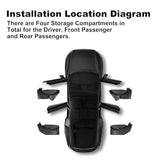 Yisuke Door Side Storage Box for Model Y Juniper, 4PCS